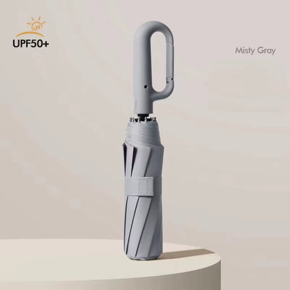 Ring Buckle Design 20 Rib Fully Automatic Umbrella for Men Folding Extra Large Strong Strong WOMEN'S Sunshade Double Umbrella