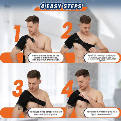 Adjustable Recovery Rotator Cuff Shoulder Braces (Universal; Left/Right Arm)