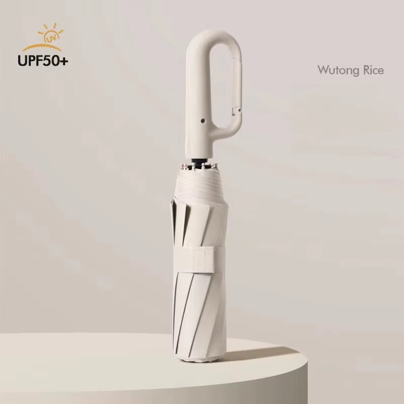 Ring Buckle Design 20 Rib Fully Automatic Umbrella for Men Folding Extra Large Strong Strong WOMEN'S Sunshade Double Umbrella