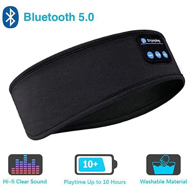Wireless Bluetooth Eye Mask/Sleeping Headband (Elastic)
