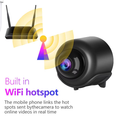 Mini Camera 2024 X5 Intelligent Wifi Mini Camera Home Indoor Night Vision Safety Protection Audio Video Recorder