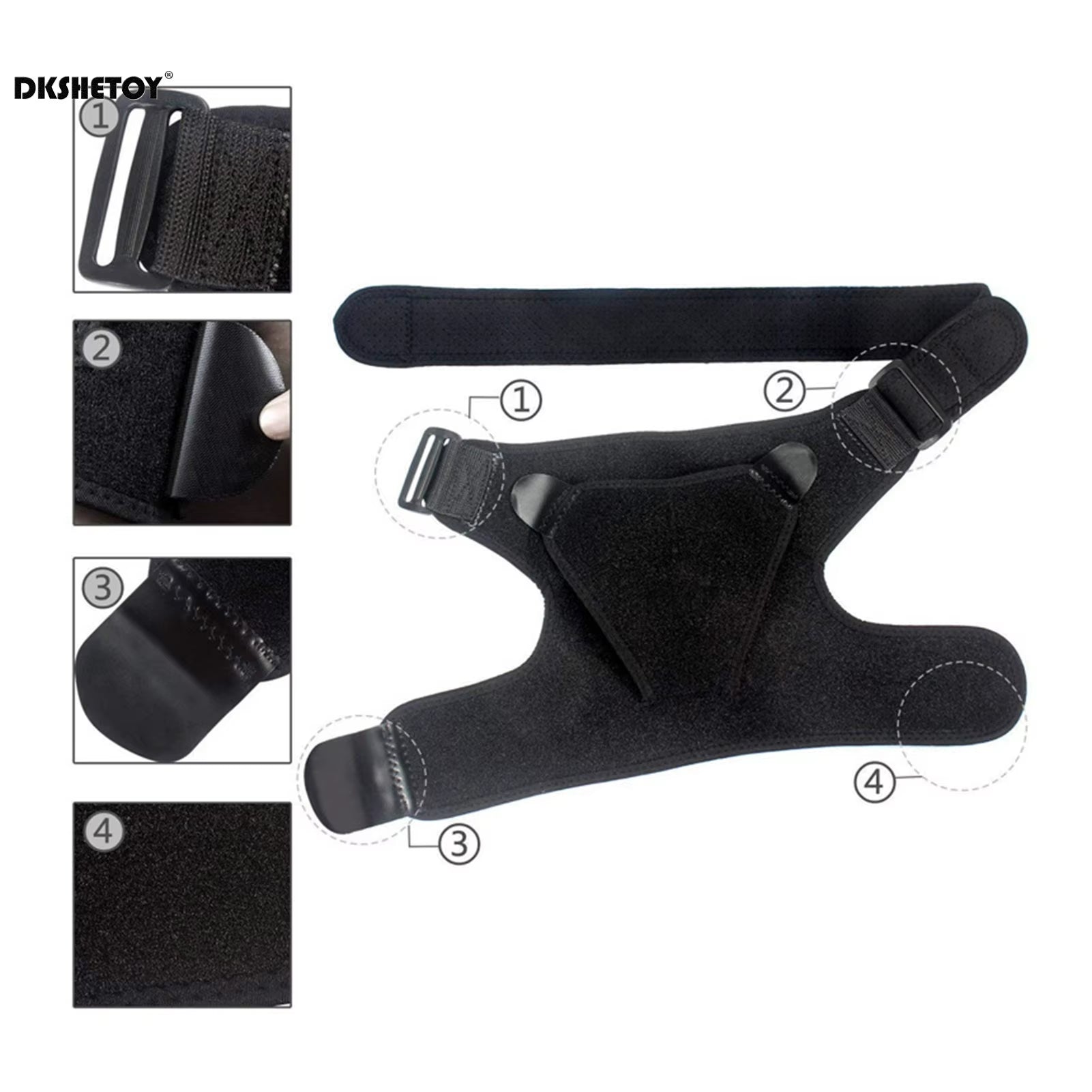 Adjustable Recovery Rotator Cuff Shoulder Braces (Universal; Left/Right Arm)