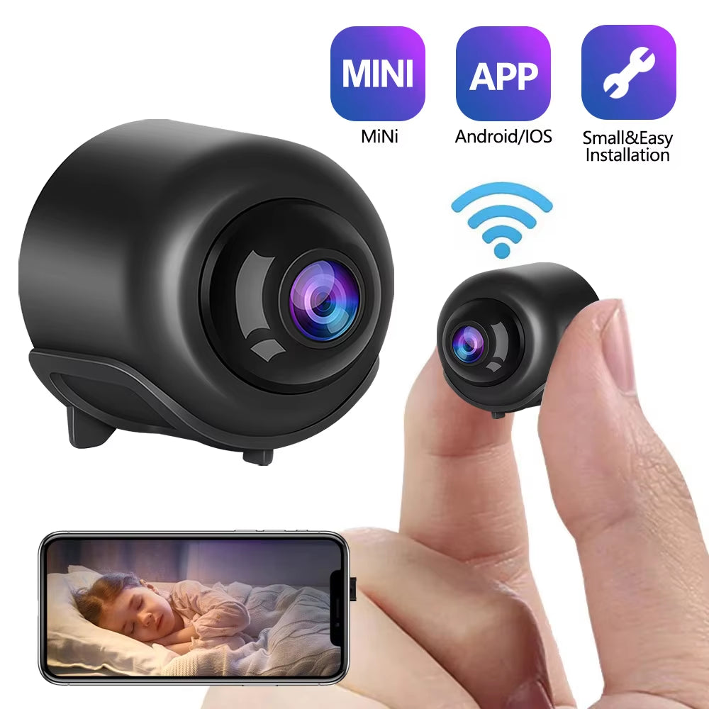 Mini Camera 2024 X5 Intelligent Wifi Mini Camera Home Indoor Night Vision Safety Protection Audio Video Recorder