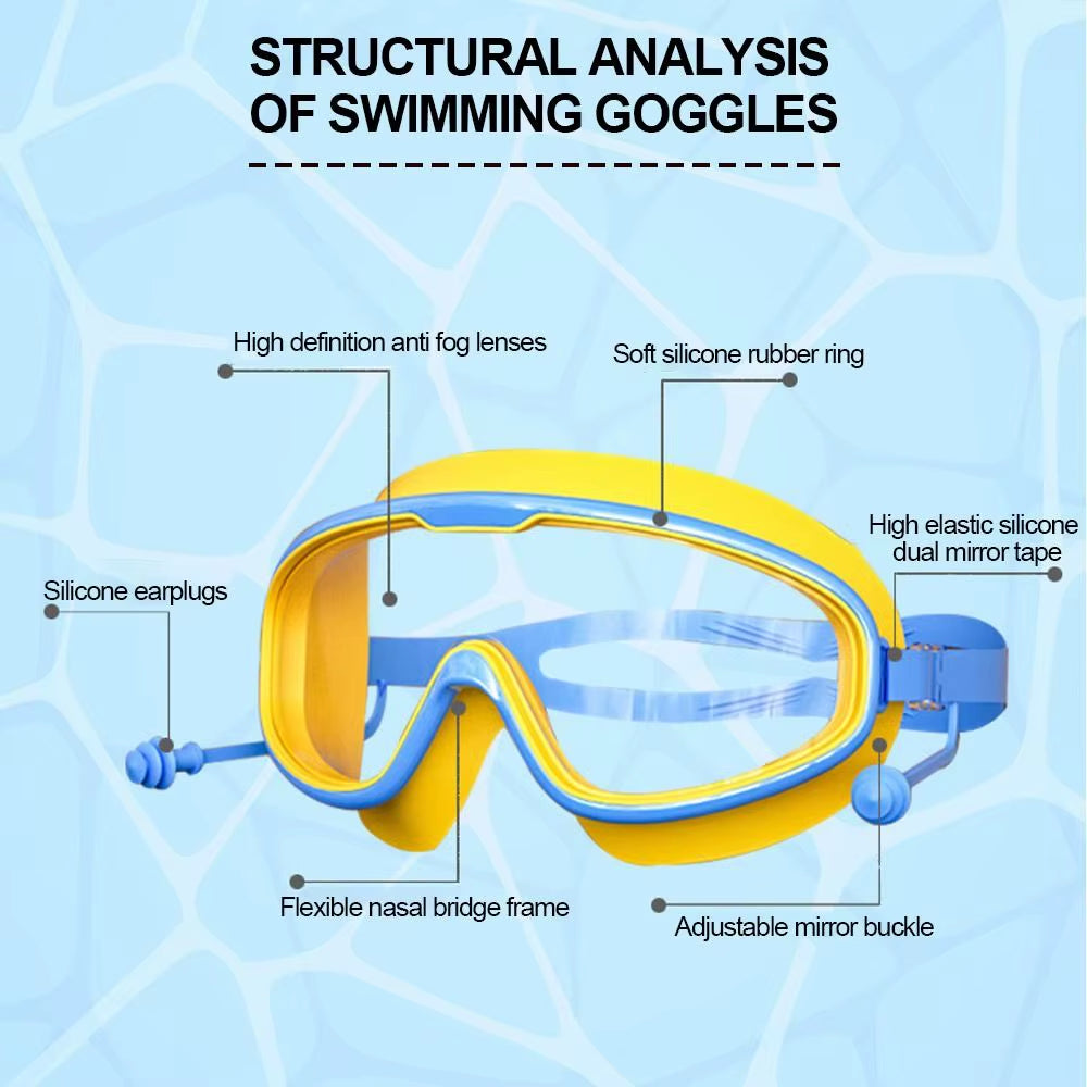 Anti Fog/ Non Leak Swim Goggles (All Ages) 
